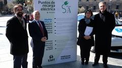 Launching rapid electric charging stations in Madrid parking network