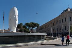 Sculpture Julia by Jaume Plensa in Plaza de Colón, Madrid