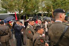 Military parade in Madrid on Spanish national holiday