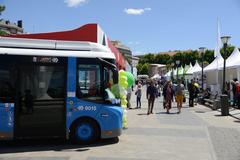 Electric Vehicle Fair in Plaza de Colón