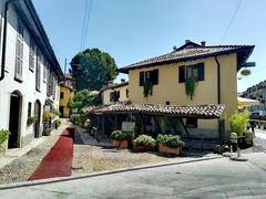 Vicolo Lavandai in Milan adjacent to the Naviglio Grande in the Porta Genova neighborhood, Italy