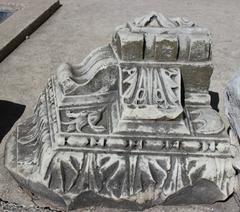 sculpted stone in the Ancient Theater of Arles