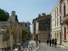 alley in the historic center of Arles