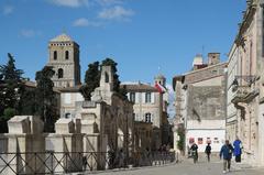 Roman theatre in Rue de la Calade, Arles