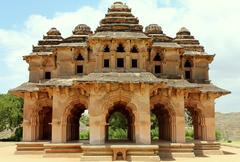 Lotus Mahal exterior view