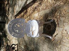 Antique chair in Empress Garden, Pune