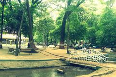 small pools at Pune Empress Gardens