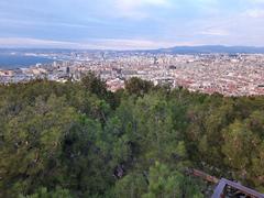 Basilique Notre-Dame de la Garde in Marseille with a clear sky