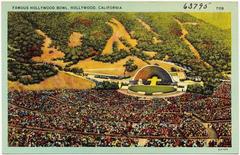 Famous Hollywood Bowl in Hollywood, California