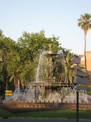 Fuente de las Tres Gracias in Torrijos Square, Málaga, Spain