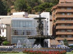 Malaga Plaza de Torrijos fountain