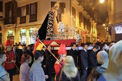 Rosary procession in Malaga, Spain