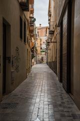 Calle San Telmo, Málaga in the historic center