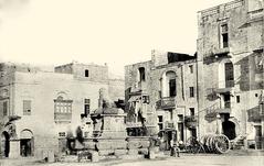 St Anne Square Floriana by Calvert Jones in 1856