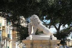 Lion Fountain at Triq Sant' Anna in Floriana, Malta