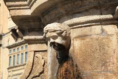 Lion Fountain at Triq Sant' Anna in Floriana, Malta