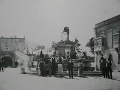 St Anne Square in Floriana in 1870