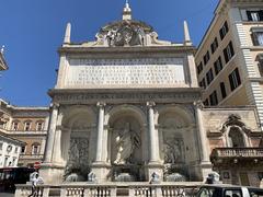 Fountain of Acqua Felice in Rome