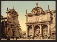 Fountain Acqua Felice in Rome, Italy