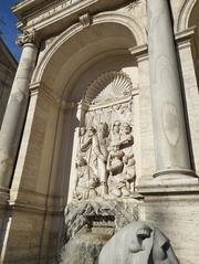 Right niche of Acqua Felice in Rome