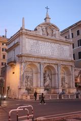 Rome Fountain of Moses with sculptures