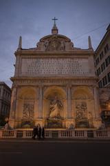 street scene in Rome, Italy, taken in December 2013