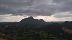 View from old durg hill, Sangagiri