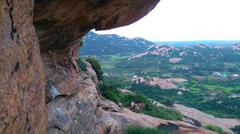 view from old Durg hill in Sangagiri