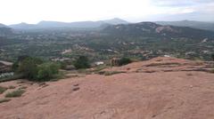 View from old Durg hill, Sangagiri