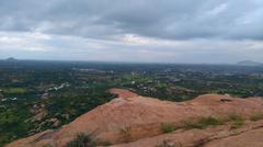 View from old Durg hill, Sangagiri