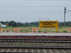 Sankari Durg Railway Station name board