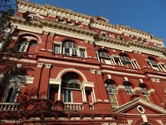 Facade of Writers Building in Central Kolkata, India