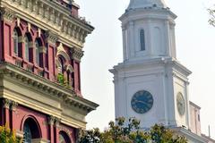 Writer's Building and St. Andrews Clock in Kolkata