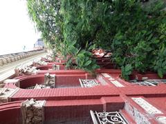 Inside and outer wall of Writers' Building in Kolkata