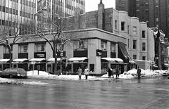 View of Michigan Avenue in Chicago with Whitehouse and Art Gallery, 1979