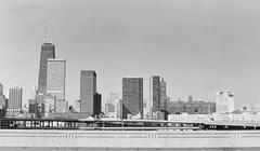 Skyline of Near North Side, Chicago, October 1978