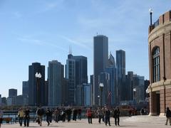 Chicago skyline from Navy Pier