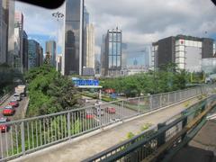 Wikimania 2013 in Hong Kong view from bus line 112