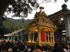 Temple car procession in Marudhamalai temple