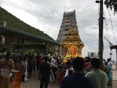 Temple car procession in Marudhamalai temple in Coimbatore