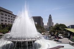 Arthur J. Will Memorial Fountain in Grand Park, Los Angeles