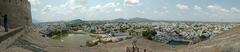 Panorama view of Namakkal city from hillock