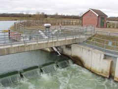 Adjustable weir at Marsh Lane, Jubilee River