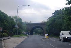 A4 approaching railway bridge