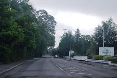 Eastbound A4 road