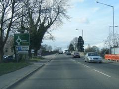 A4 Bath Road at Maidenhead boundary