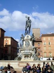 Fountain of Neptune in Bologna, Italy