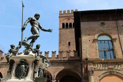 Fountain of Neptune in Bologna's Piazza del Nettuno