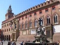 Bologna cityscape with historical buildings and towers