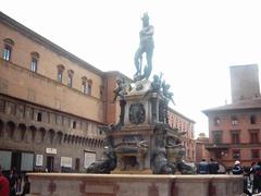 Fountain of Neptune in Bologna, Italy